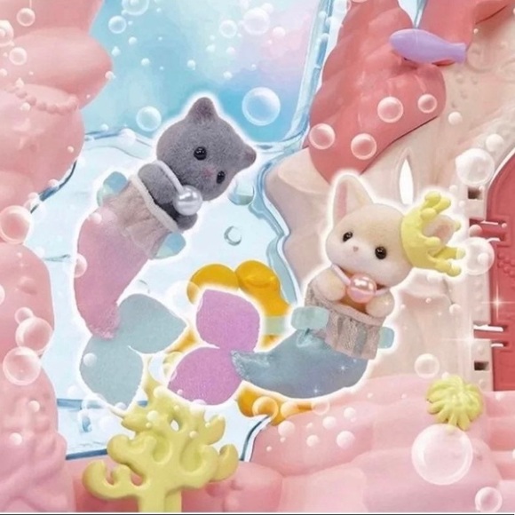 Calico Critters / Sylvanian Families Dream Series Mermaid Castle - Picture 3 of 12
